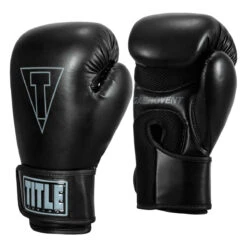 TITLE Boxing Vegan Fitness Bag Gloves -Sports Boxing vgfbg bk bk 2 1 1
