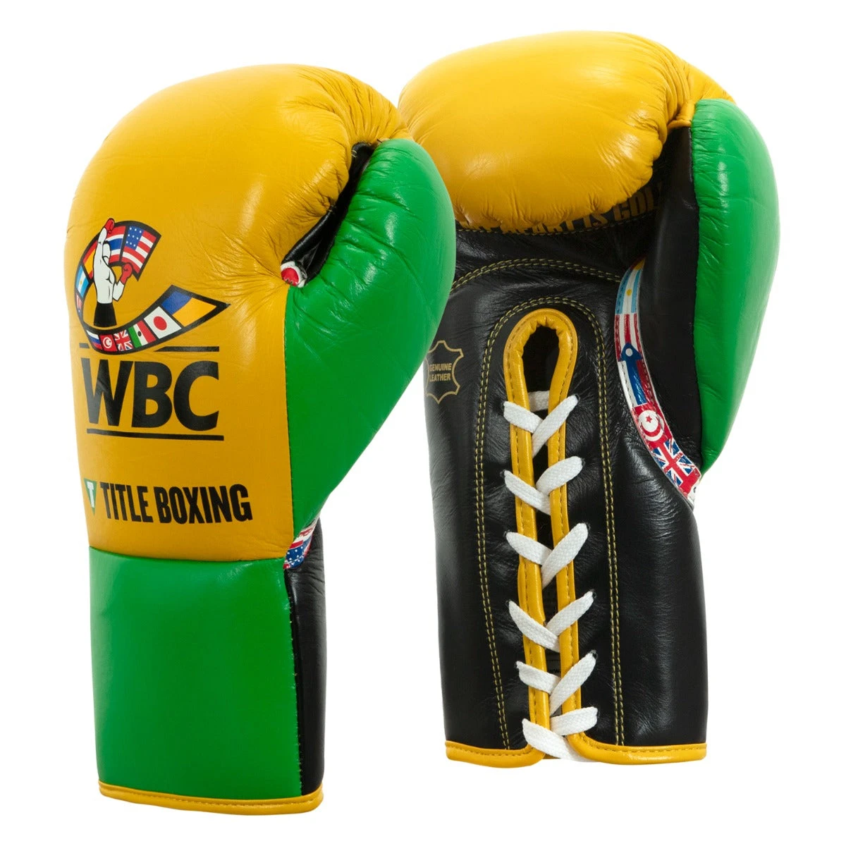 WBC By TITLE Boxing Jose Sulaiman Leather Gloves 3 WBC By TITLE Boxing Jose Sulaiman Leather Gloves - Image 3