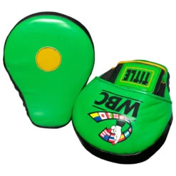 WBC By TITLE Boxing Focus Mitts 12 WBC By TITLE Boxing Focus Mitts -Sports Boxing wbcpm gn bk 4