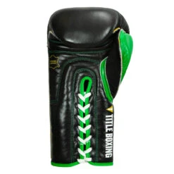 WBC By TITLE Boxing Sparring Gloves -Sports Boxing wbcsg bk gn 04