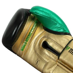WBC By TITLE Boxing Green Belt Bag Gloves 17 WBC By TITLE Boxing Green Belt Bag Gloves -Sports Boxing wgbbg bk gd gn 5 2