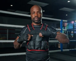 TITLE Boxing Extra Weighted Vest -Sports Boxing wtdvst bk rd 2