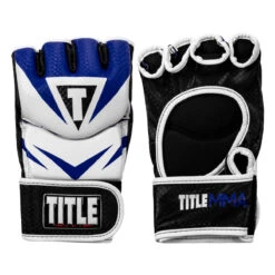 TITLE MMA Command Pro Fight Gloves 24 TITLE MMA Command Pro Fight Gloves -Sports Boxing xmcpfg bl wh 001 1