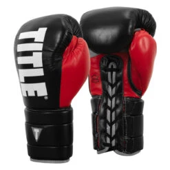 TITLE Boxing Leather Enforcer Pro Sparring Gloves 22 TITLE Boxing Leather Enforcer Pro Sparring Gloves -Sports Boxing xrvcsg bk sv 02