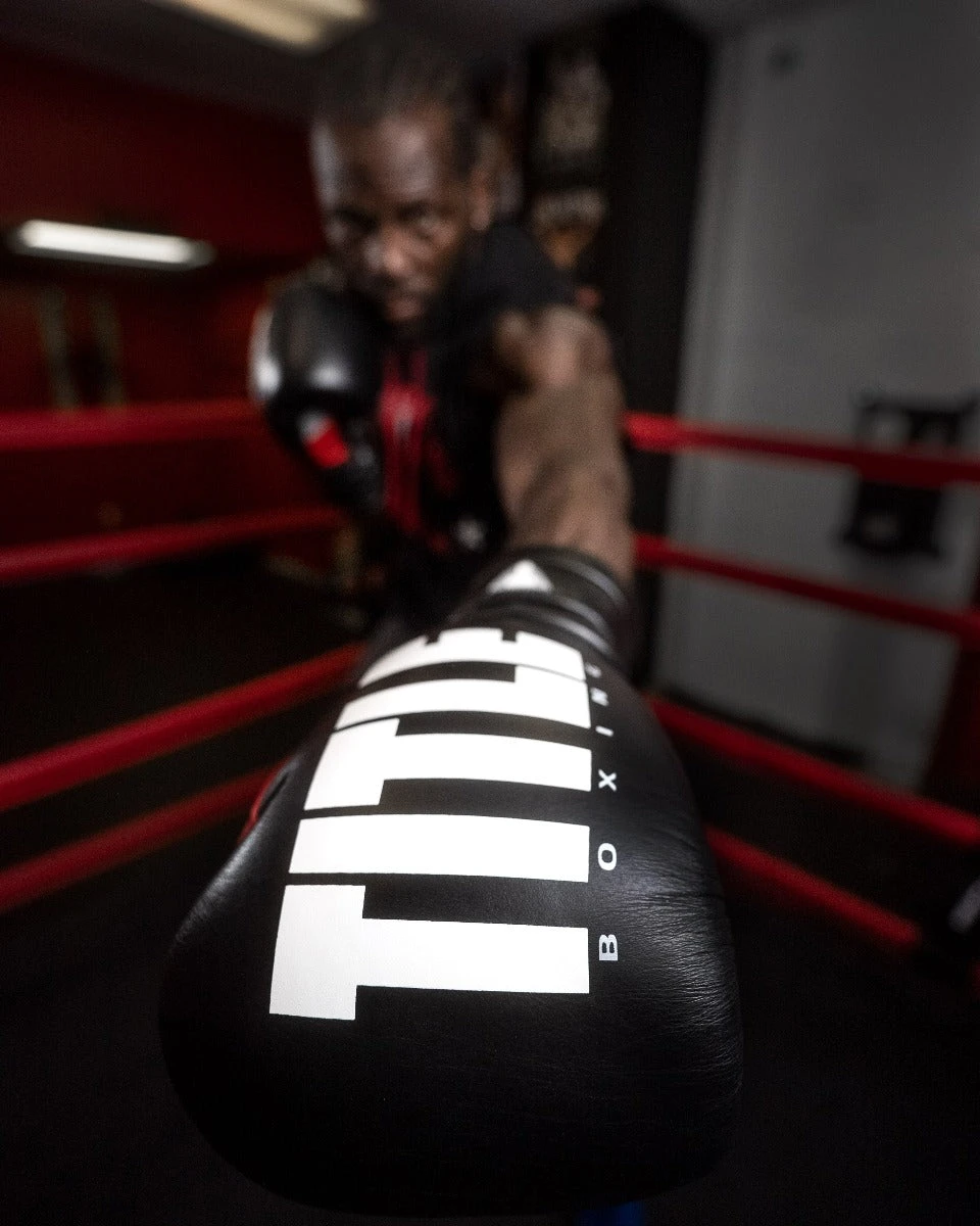 TITLE Boxing Leather Enforcer Pro Sparring Gloves 10 TITLE Boxing Leather Enforcer Pro Sparring Gloves - Image 10